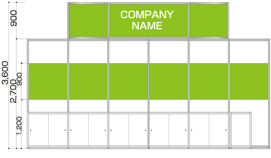 4小間Type-C-2 a-立面図