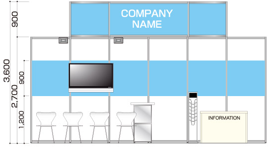 4小間Type-D a-立面図
